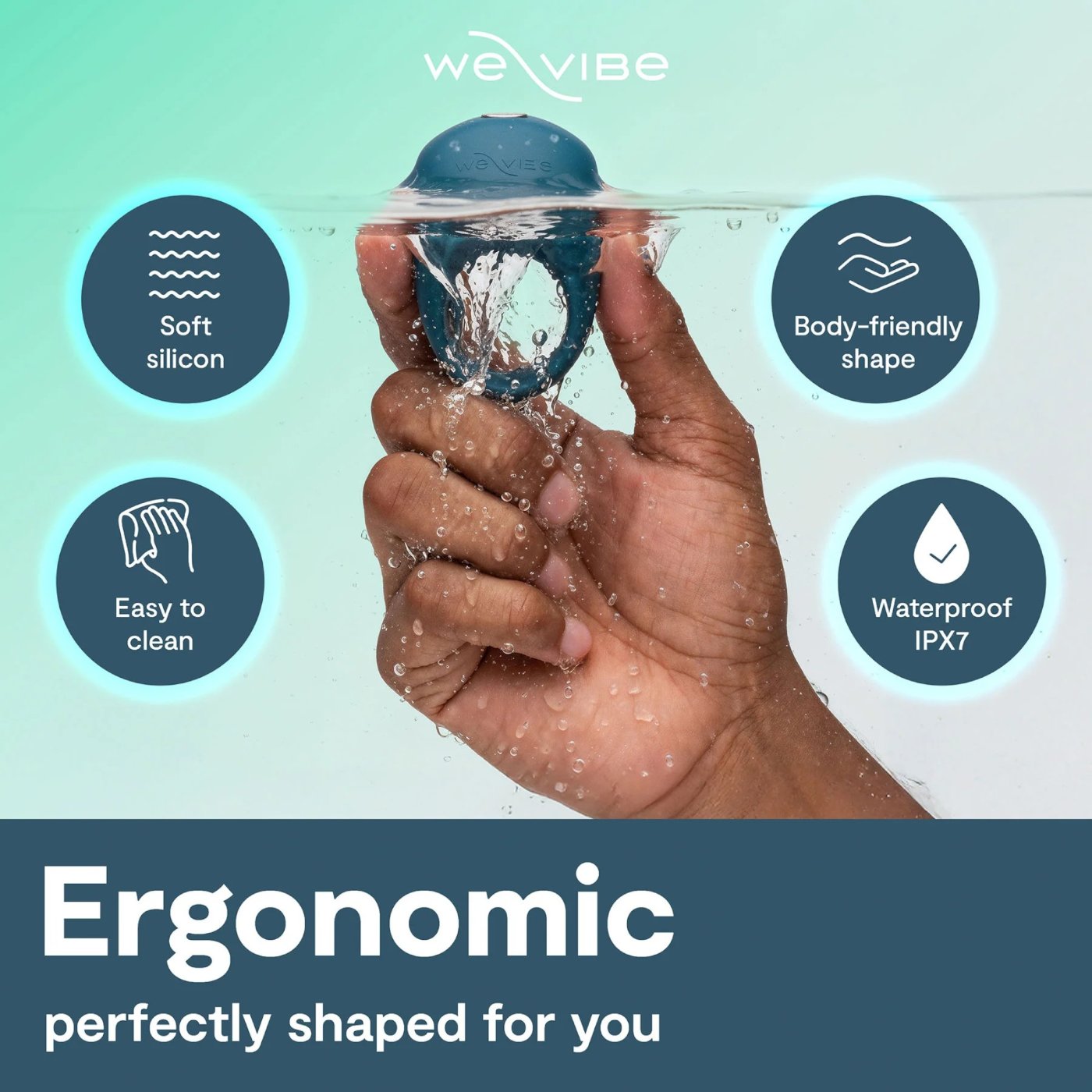 We-Vibe Pivot 2 App Controlled Vibrating Cock Ring for Couples