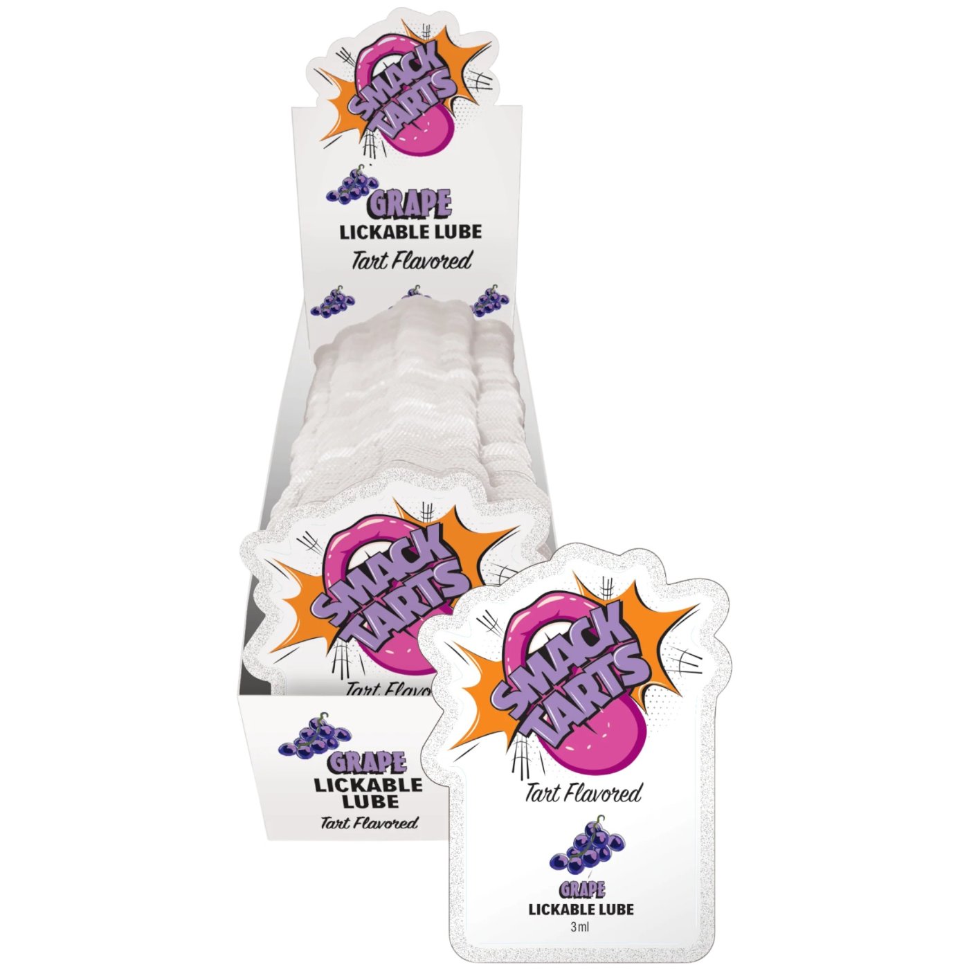 SMACK Tarts Lickable Flavoured Lube 3ml x 36 Display