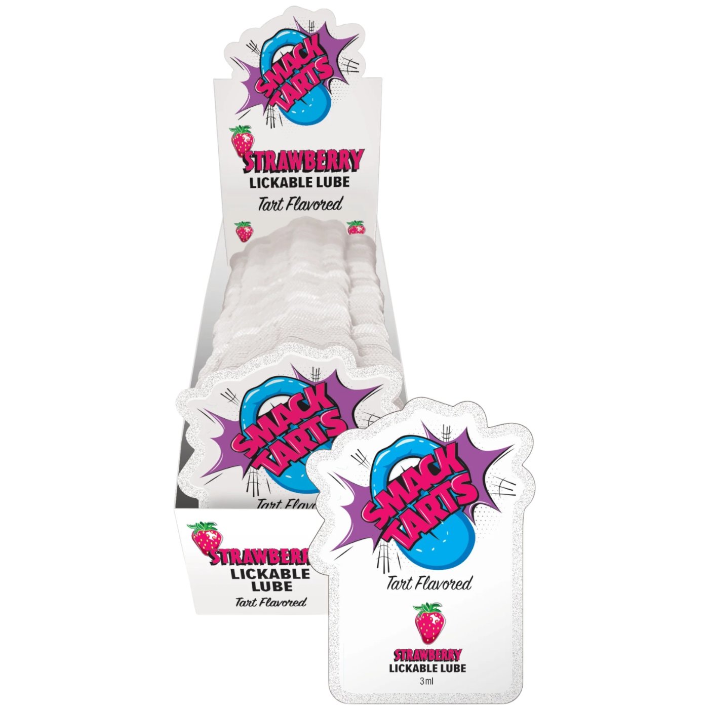 SMACK Tarts Lickable Flavoured Lube 3ml x 36 Display