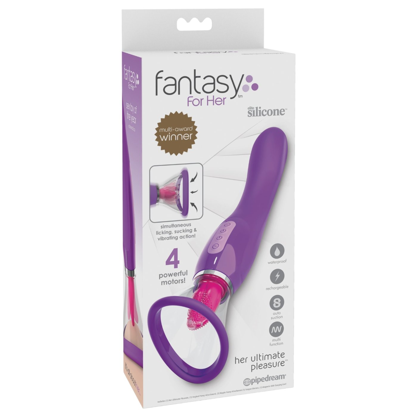 Fantasy for Her Ultimate Pleasure Clit Sucker & G-Spot Vibrator