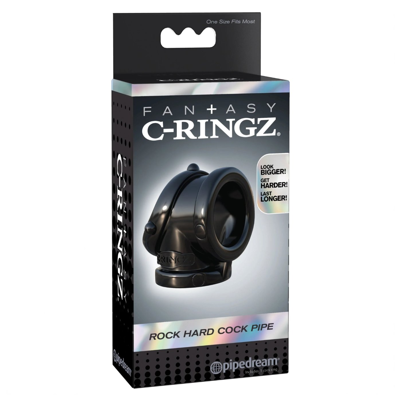 Fantasy C-Ringz Rock Hard Cock Pipe Cock and Ball Ring