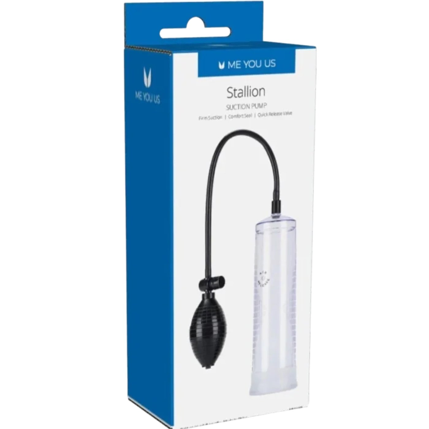 Me You Us Stallion Vacuum Suction Penis Pump Clear