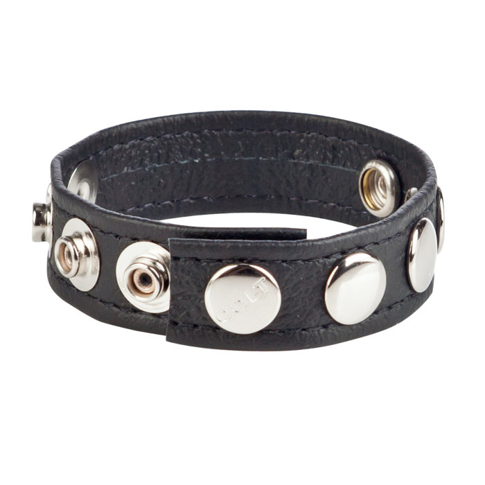 COLT Leather 5-Snap Adjustable Penis Strap