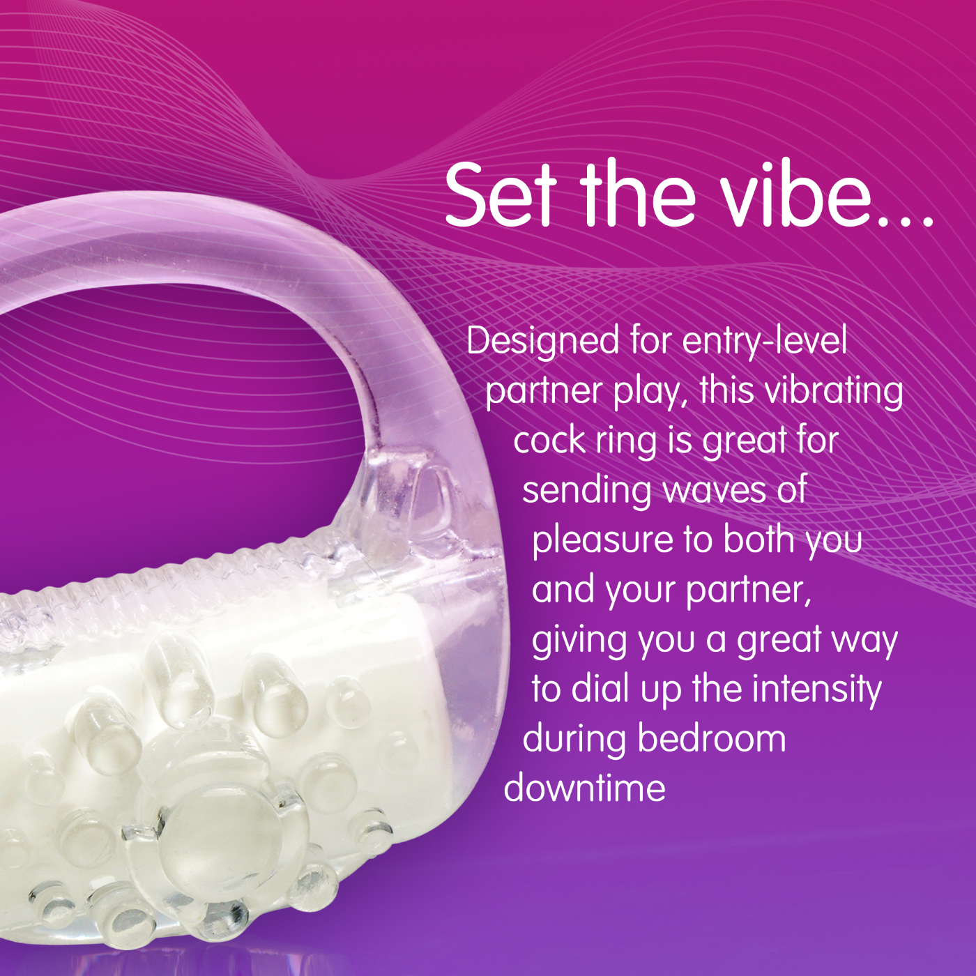 Skins Super Stretchy Vibrating Cock Ring