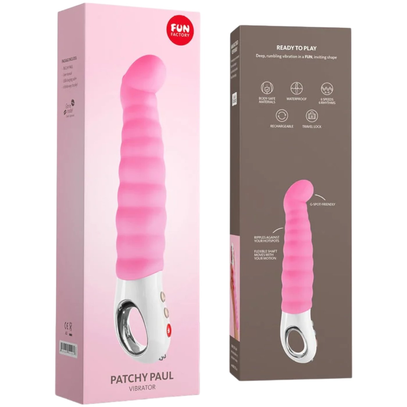 Fun Factory Patchy Paul G Spot Vibrator Pink