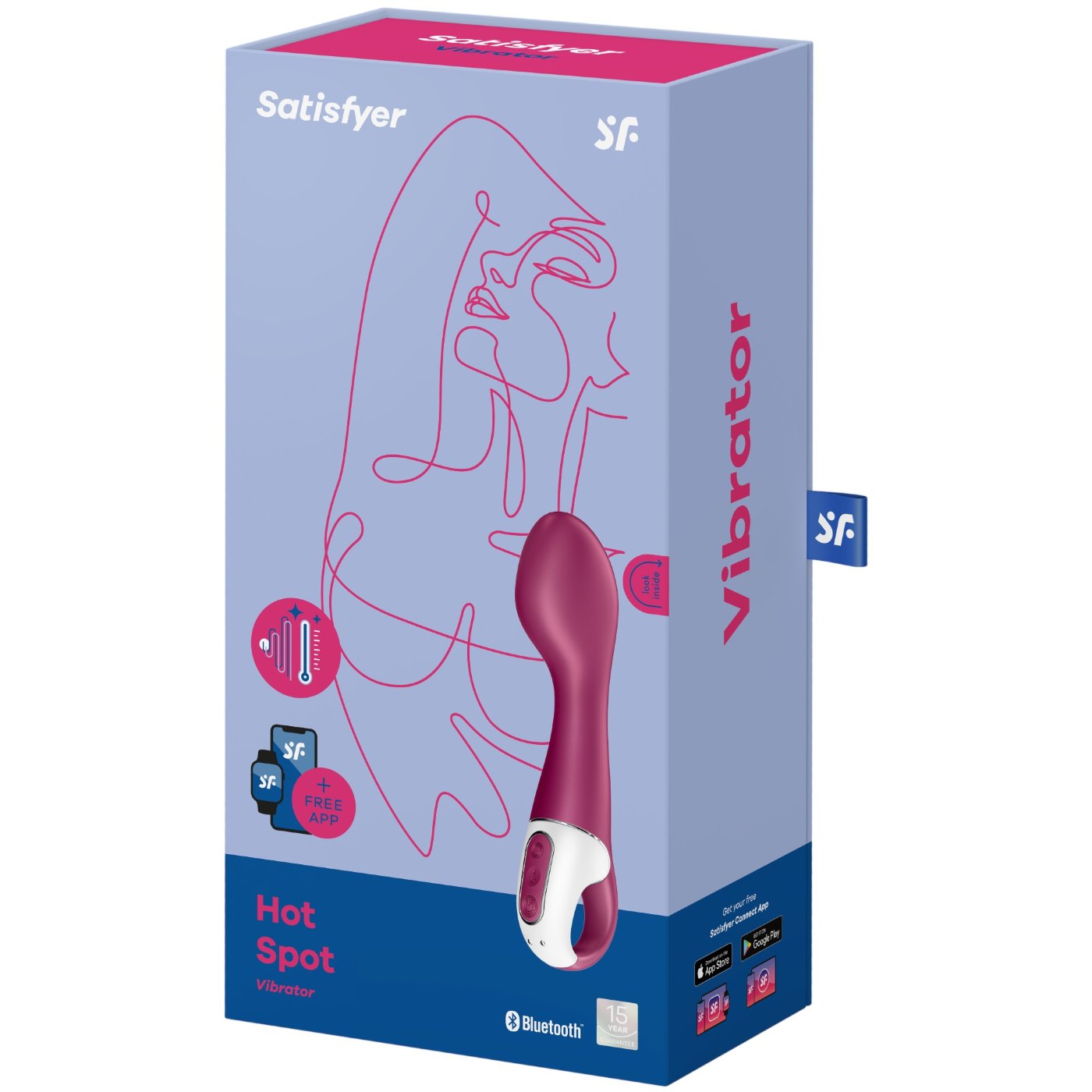 Satisfyer Hot Spot App Controlled Warming G-Spot Vibrator