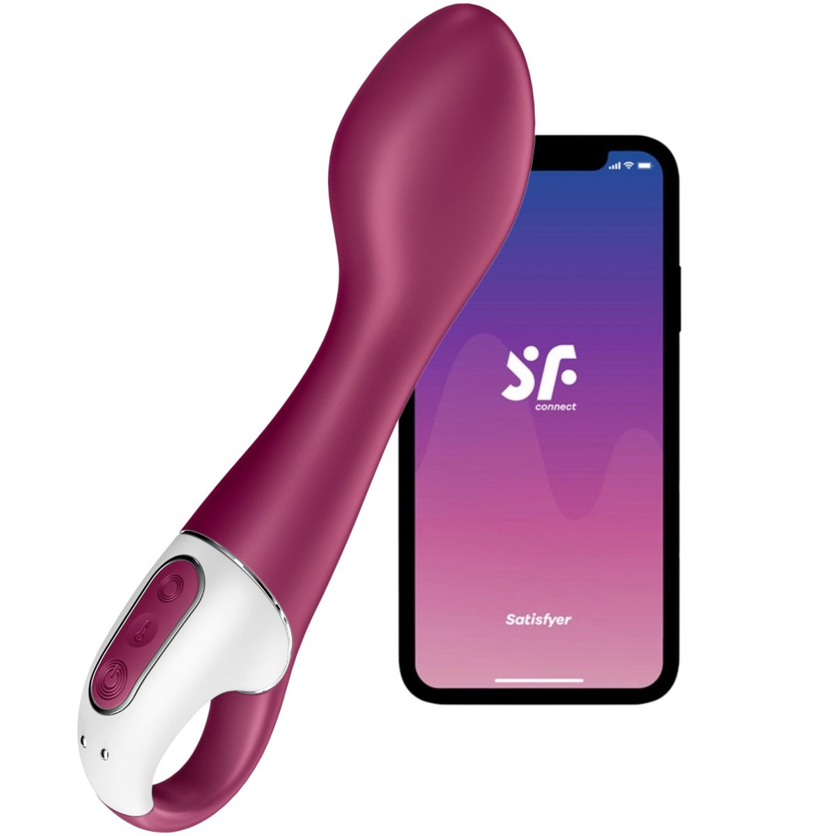 Satisfyer Hot Spot App Controlled Warming G-Spot Vibrator – Satisfyer
