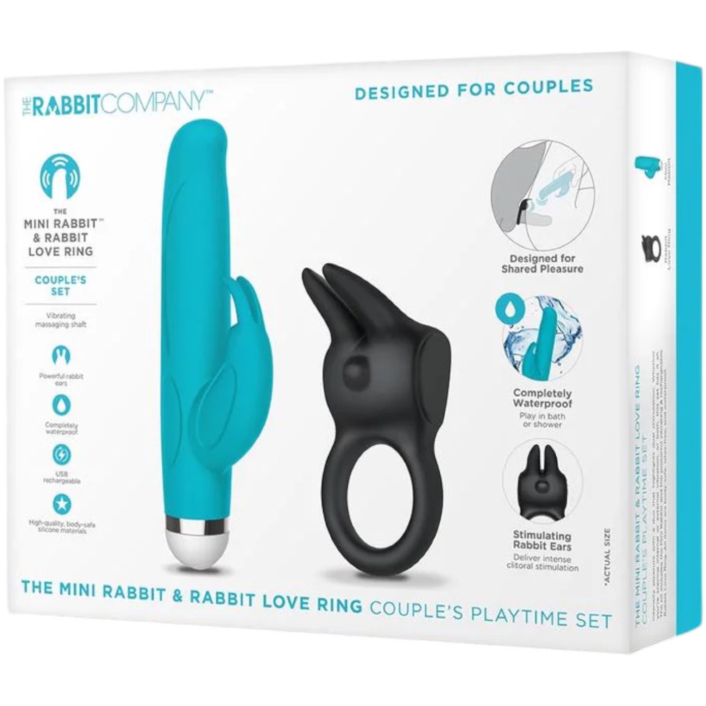 The Mini Rabbit and Rabbit Love Ring Couple's Playtime Set