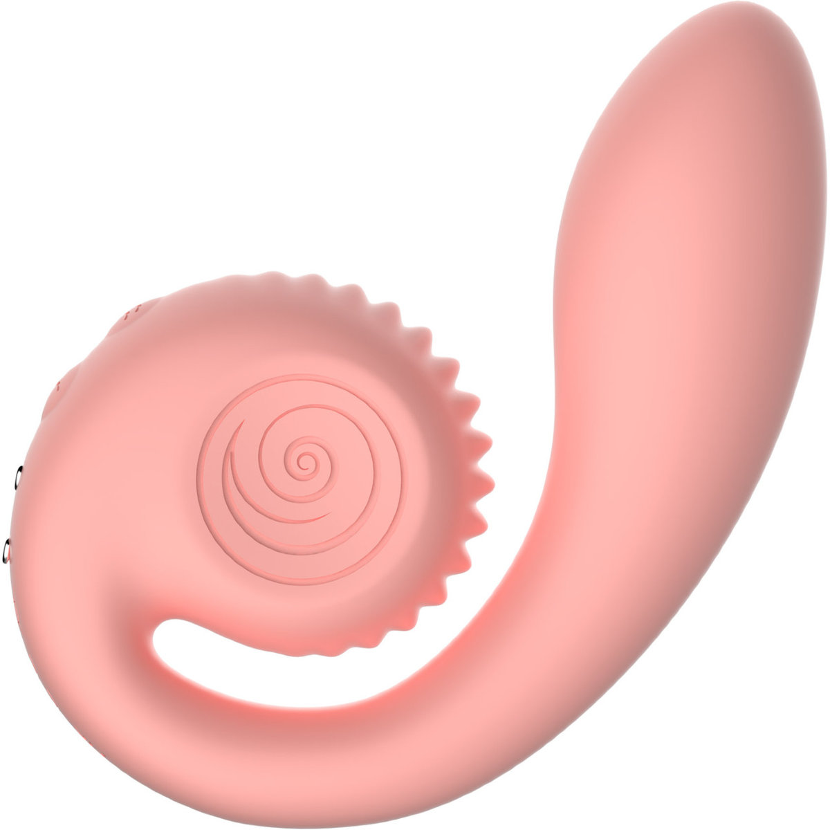 Snail Vibe Gizi Rechargeable Powerful Dual Vibrator Pink