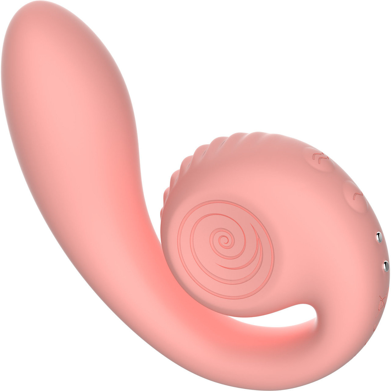 Snail Vibe Gizi Rechargeable Powerful Dual Vibrator Pink