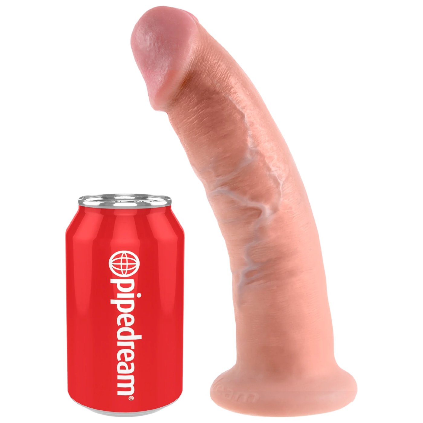 King Cock Realistic Girthy Suction Cup Dildo 9 Inch