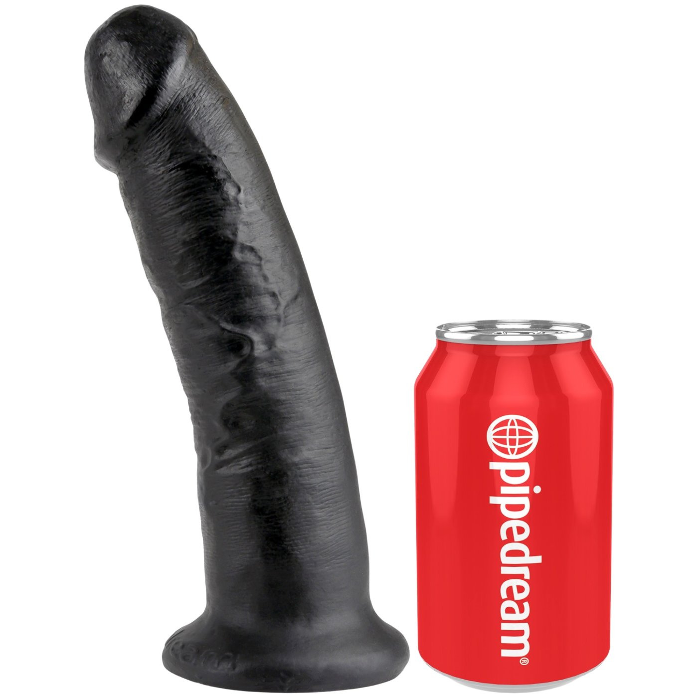 King Cock 9-Inch Girthy Realistic Dildo with Suction Cup