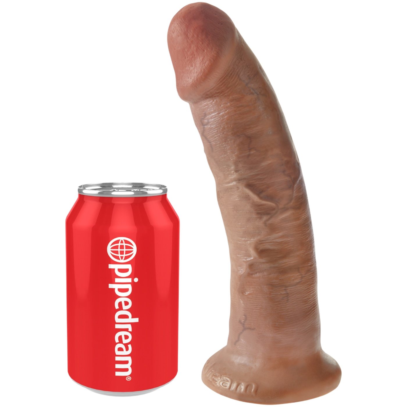 King Cock 9-Inch Girthy Realistic Dildo with Suction Cup
