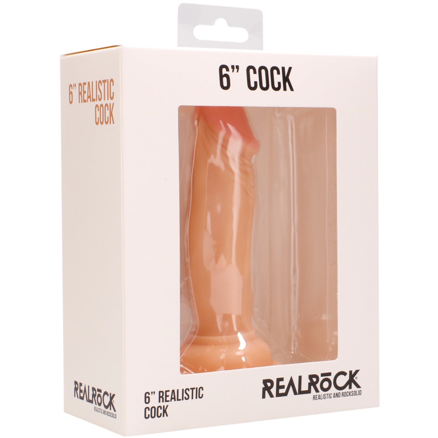 RealRock Realistic Cock with Suction Cup 6 Inch
