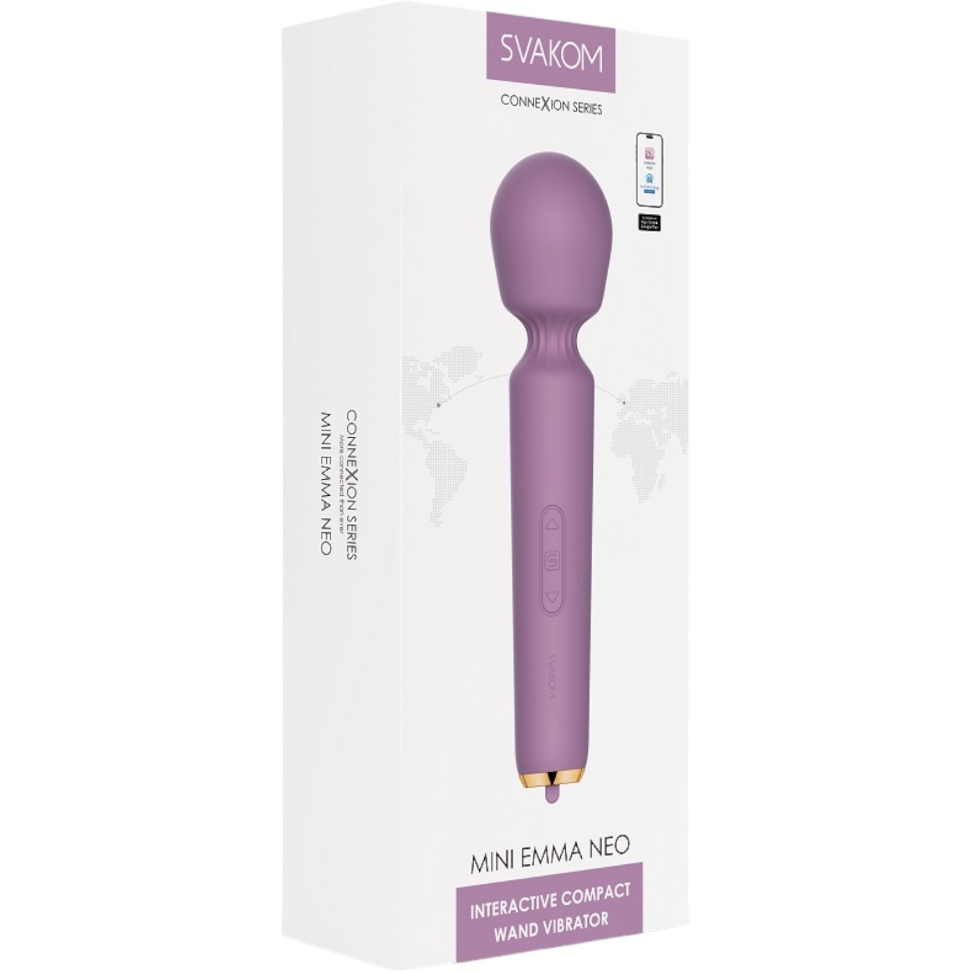 Svakom Mini Emma Neo Interactive Compact Wand Vibrator