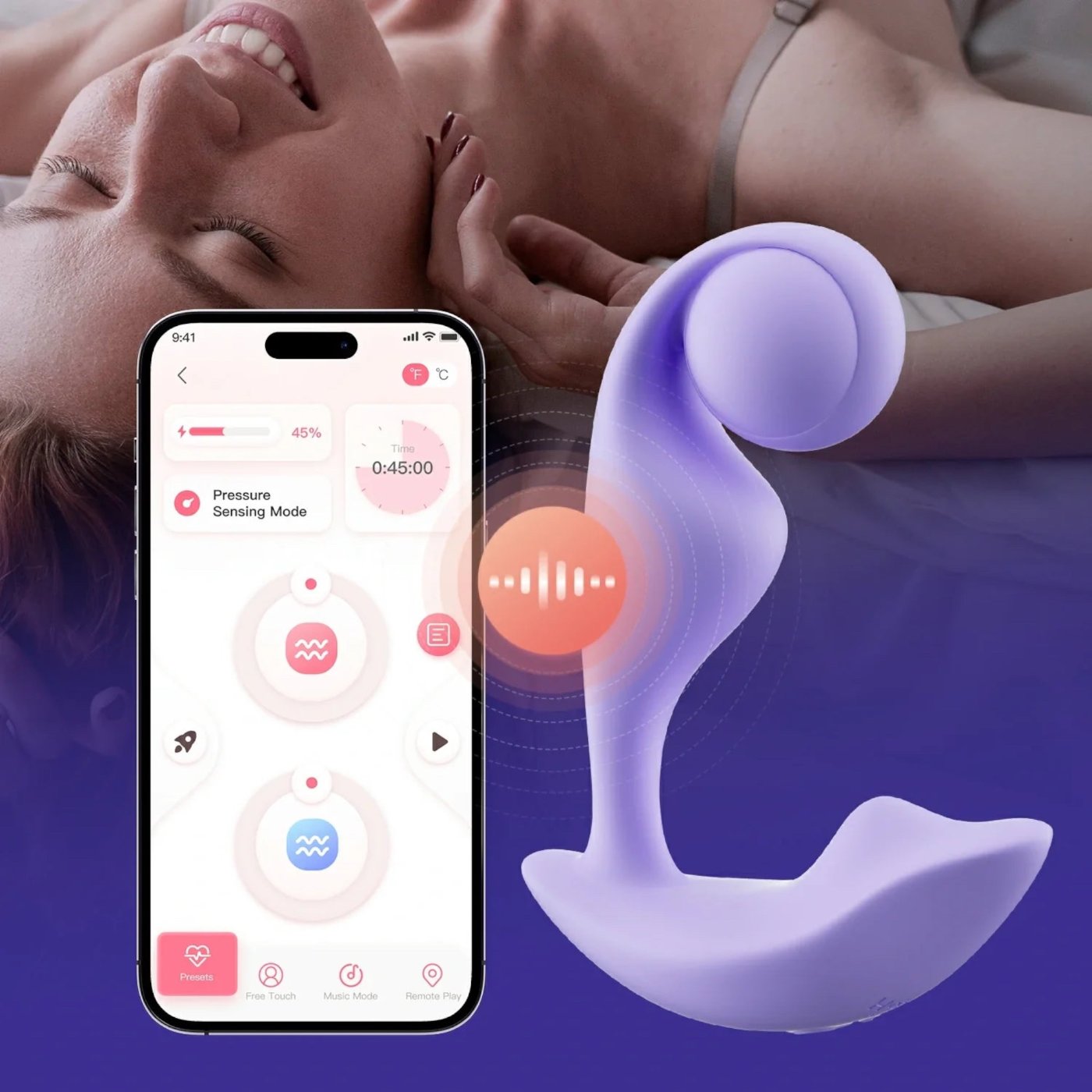Honey Play Box Trill App-Controlled Wearable Single Ball Dual Vibrator