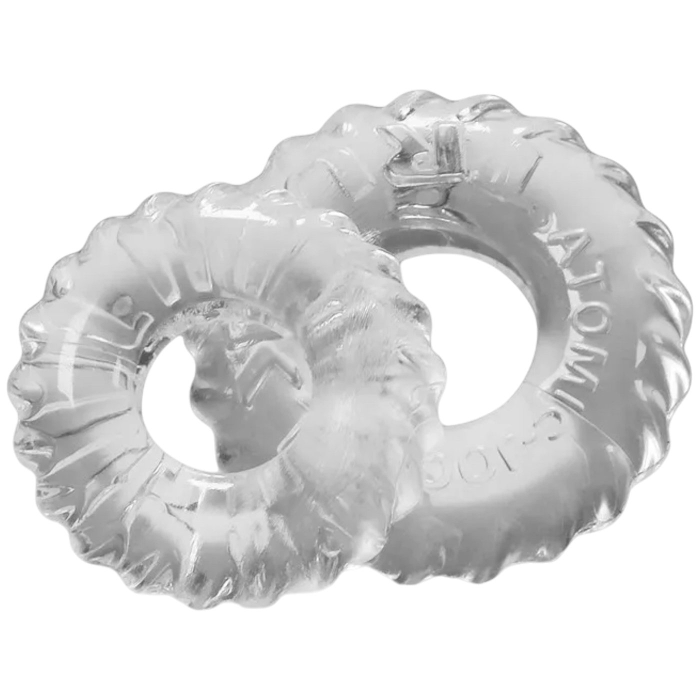 Oxballs Truckt Cock Ring Set Clear (2 Pack)