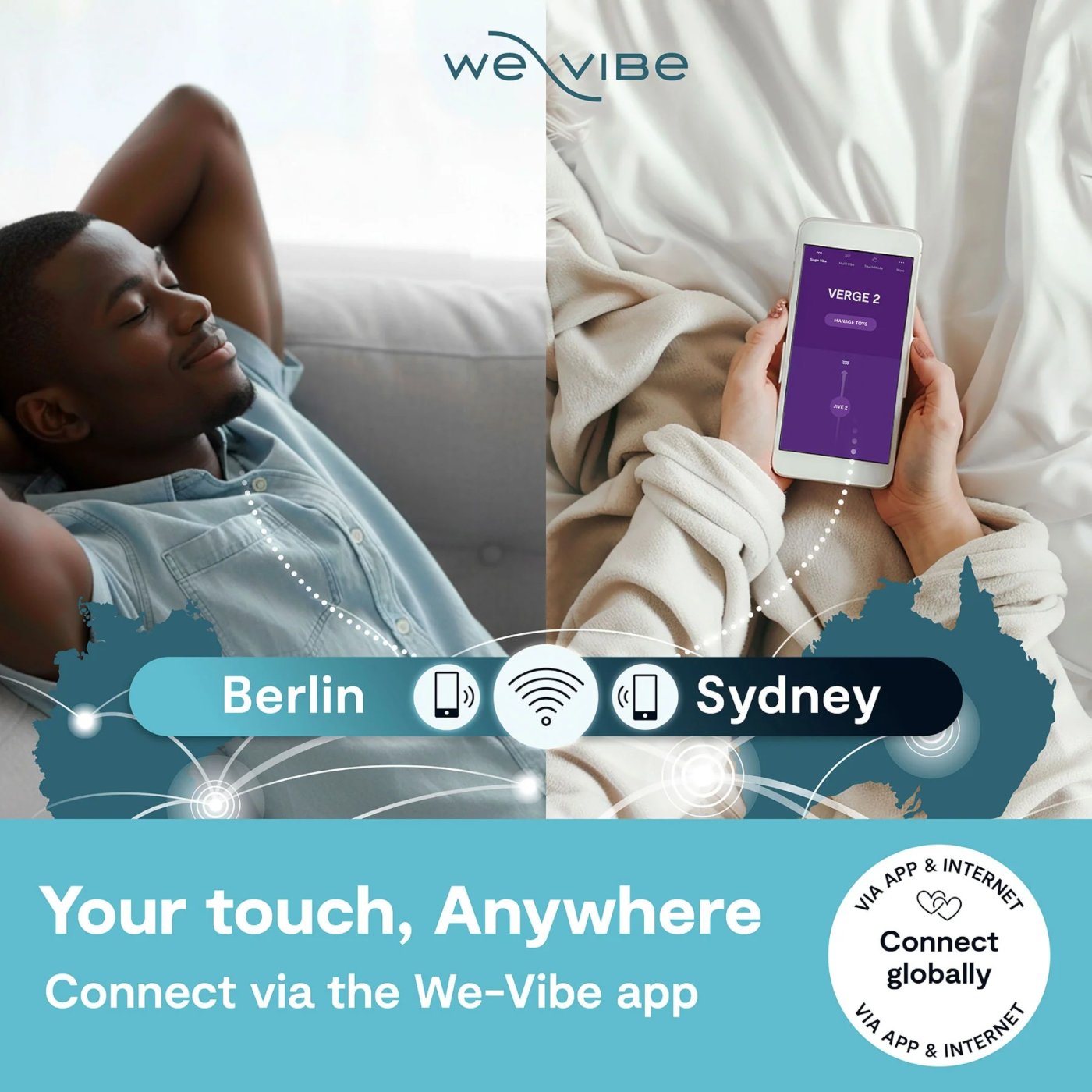 We-Vibe Verge 2 App Controlled Vibrating Perineum Stimulator