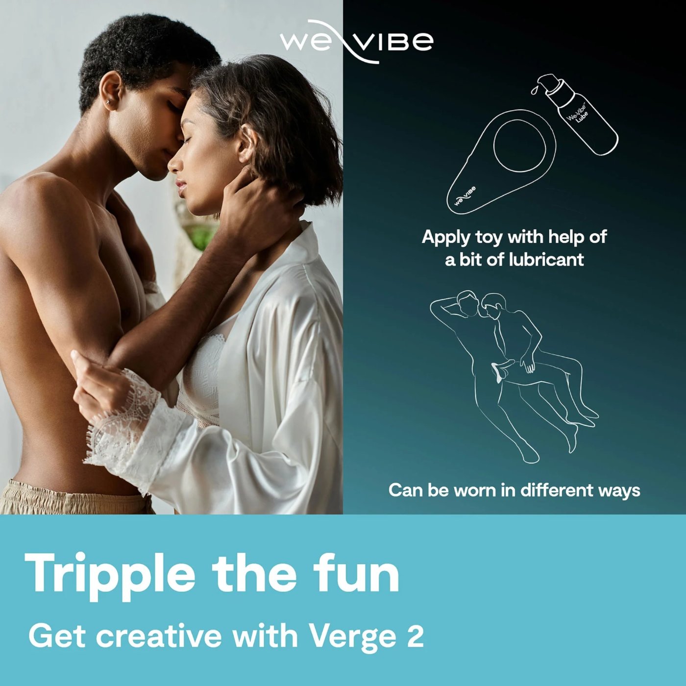 We-Vibe Verge 2 App Controlled Vibrating Perineum Stimulator