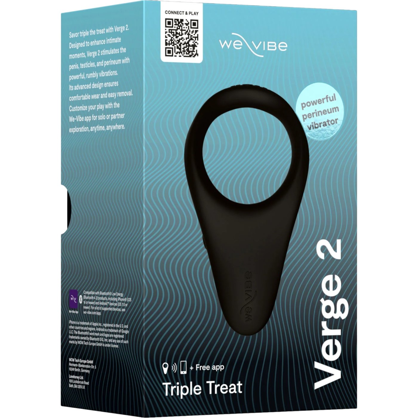 We-Vibe Verge 2 App Controlled Vibrating Perineum Stimulator
