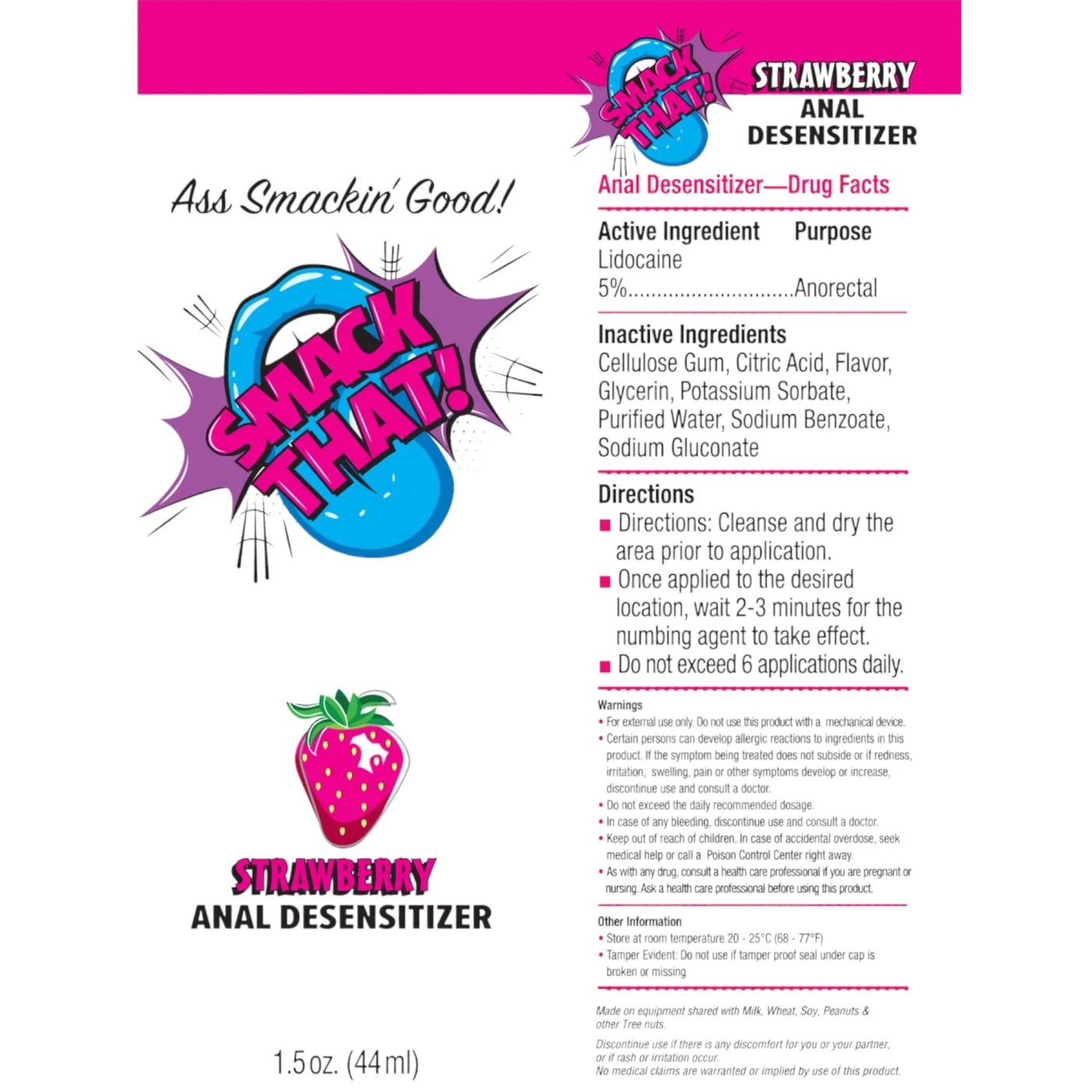 Smack That! Desensitizing Anal Gel 44ml