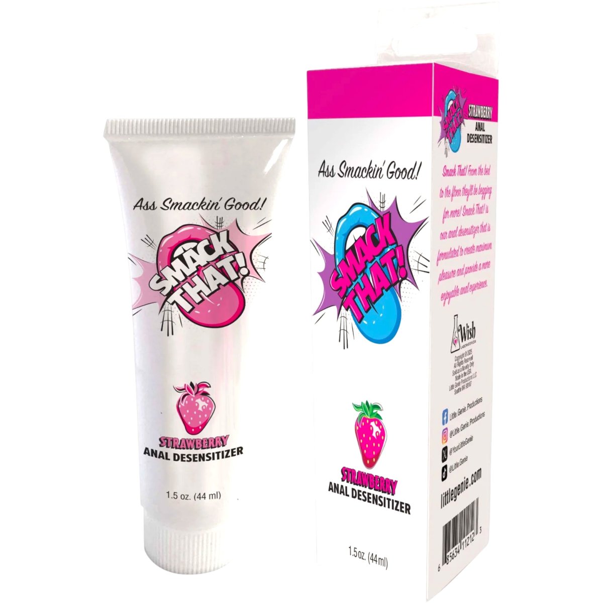 Little Genie Smack That! Desensitizing Anal Gel 44Ml, Strawberry