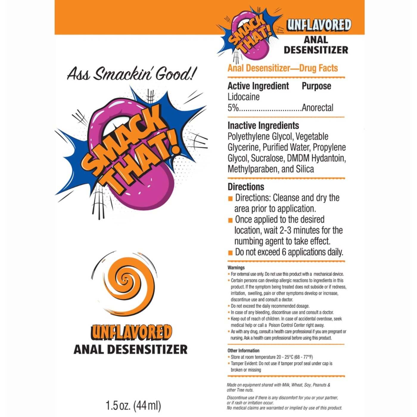 Smack That! Desensitizing Anal Gel 44ml