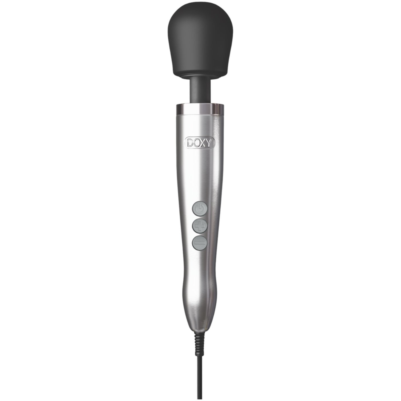 Doxy Die Cast Wand Massager Brushed Metal