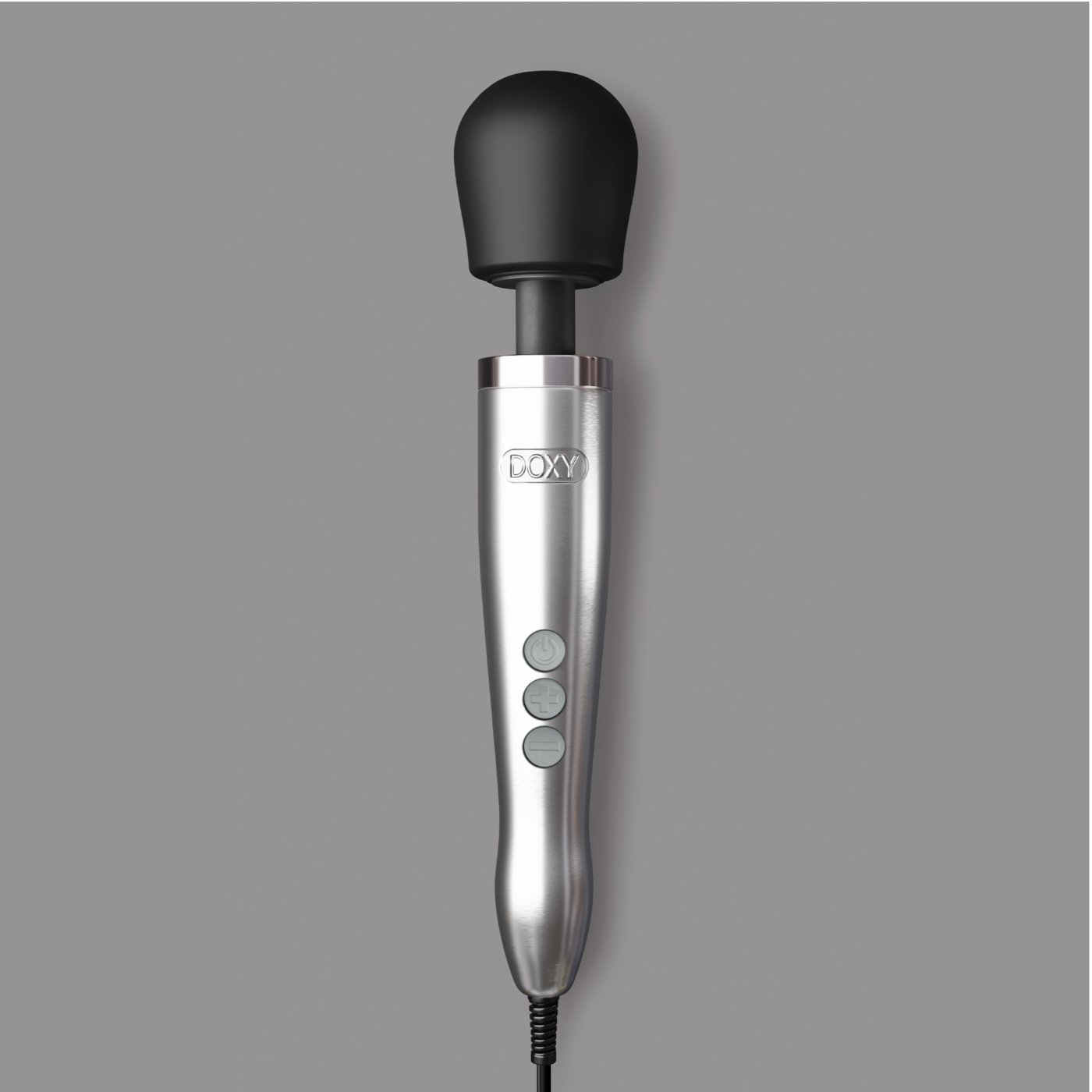 Doxy Die Cast Wand Massager Brushed Metal