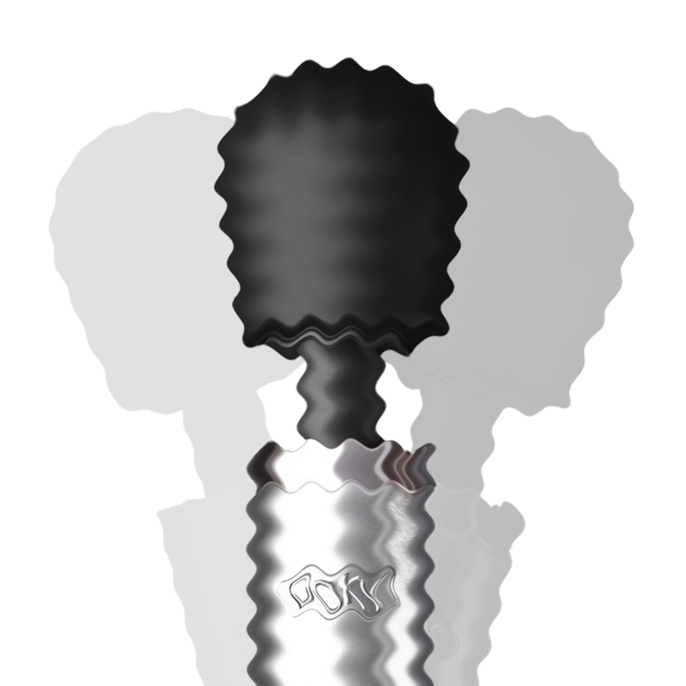 Doxy Die Cast Wand Massager Brushed Metal