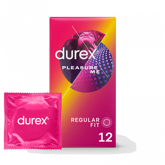 Durex Pleasure Me Ribbed And Dotted Condoms 12 Pack