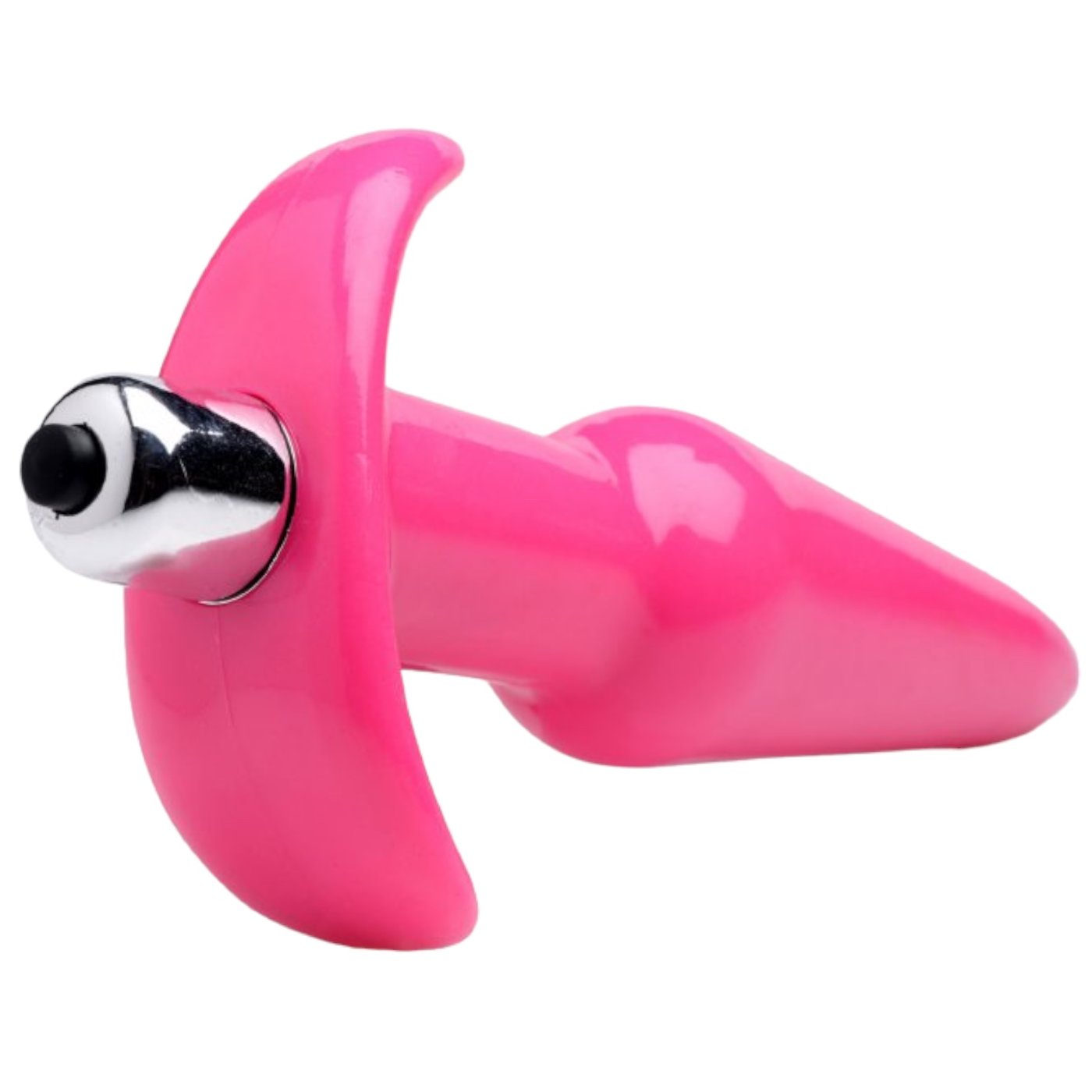 Thrilling Smooth Vibrating Anal Plug Small Pink