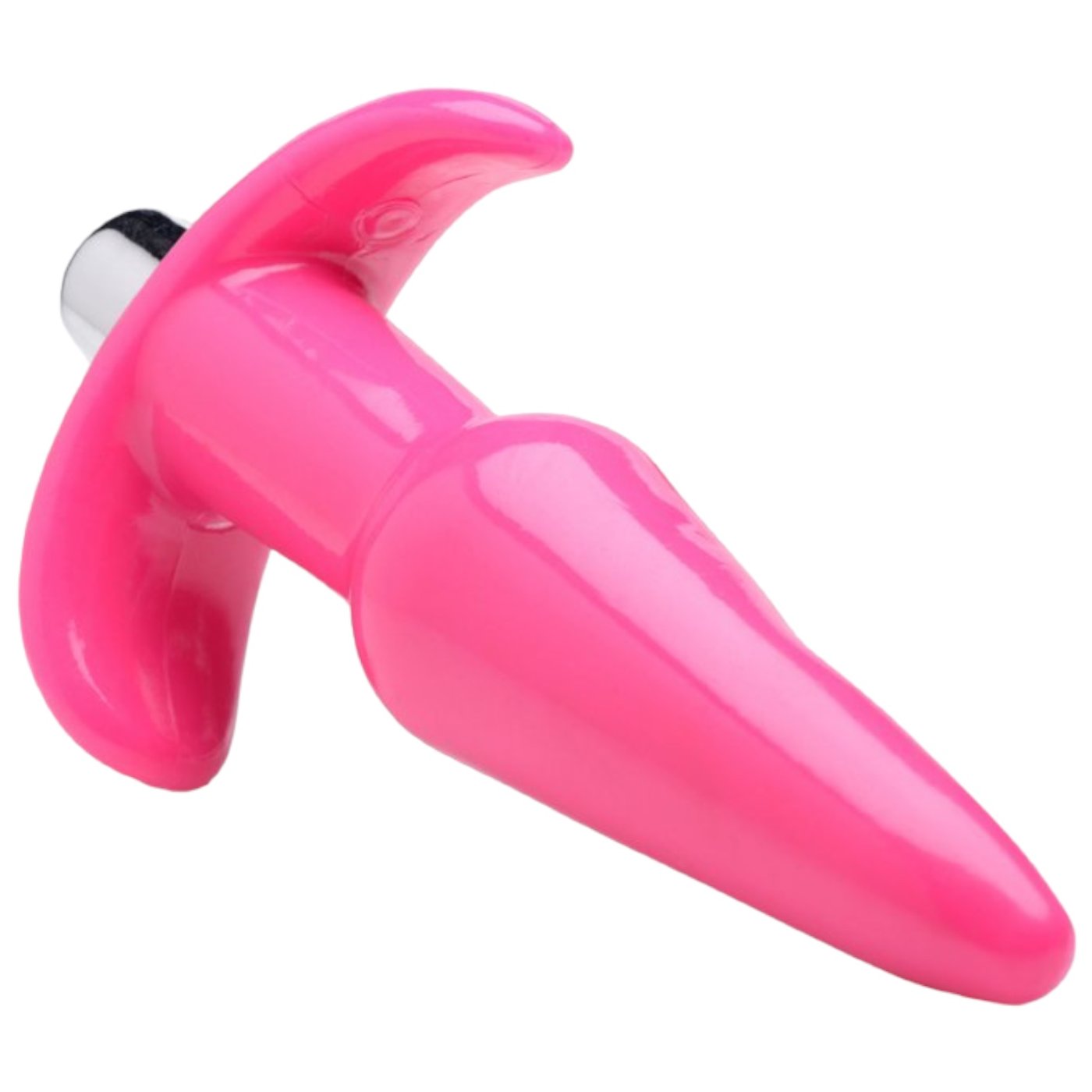 Thrilling Smooth Vibrating Anal Plug Small Pink