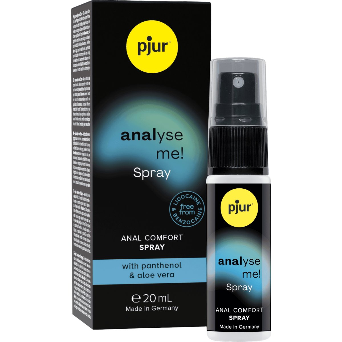 Pjur Analyse Me! Anal Comfort Spray with Panthenol &amp, Aloe Vera 20ml