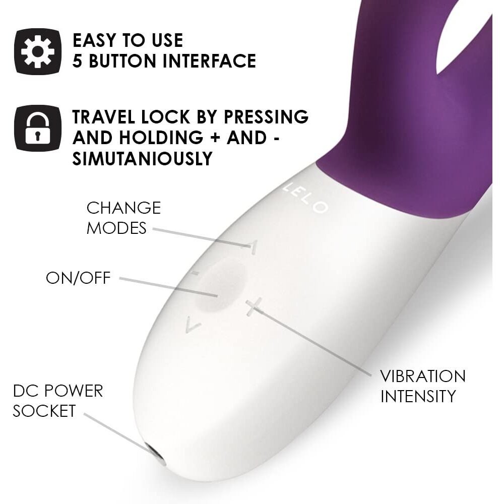 Lelo Ina Wave 2 Dual-Action Rabbit Vibrator Plum