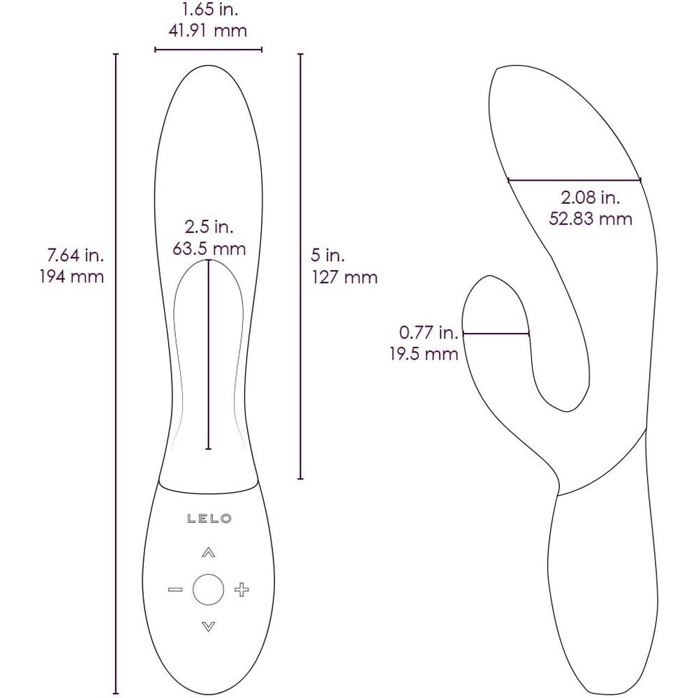 Lelo Ina Wave 2 Dual-Action Rabbit Vibrator Plum