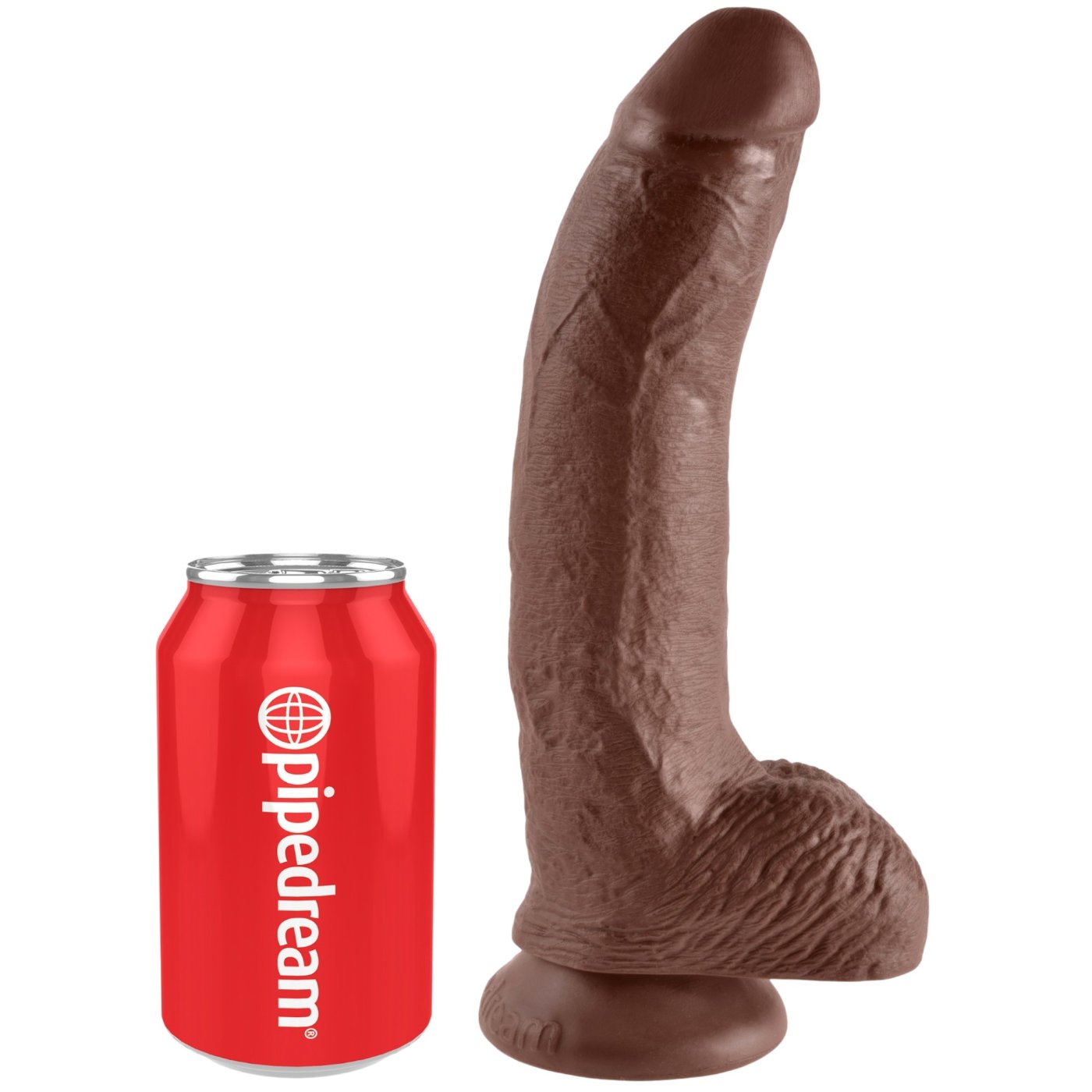 King Cock Realistic Suction Cup Dildo with Balls 9 Inch