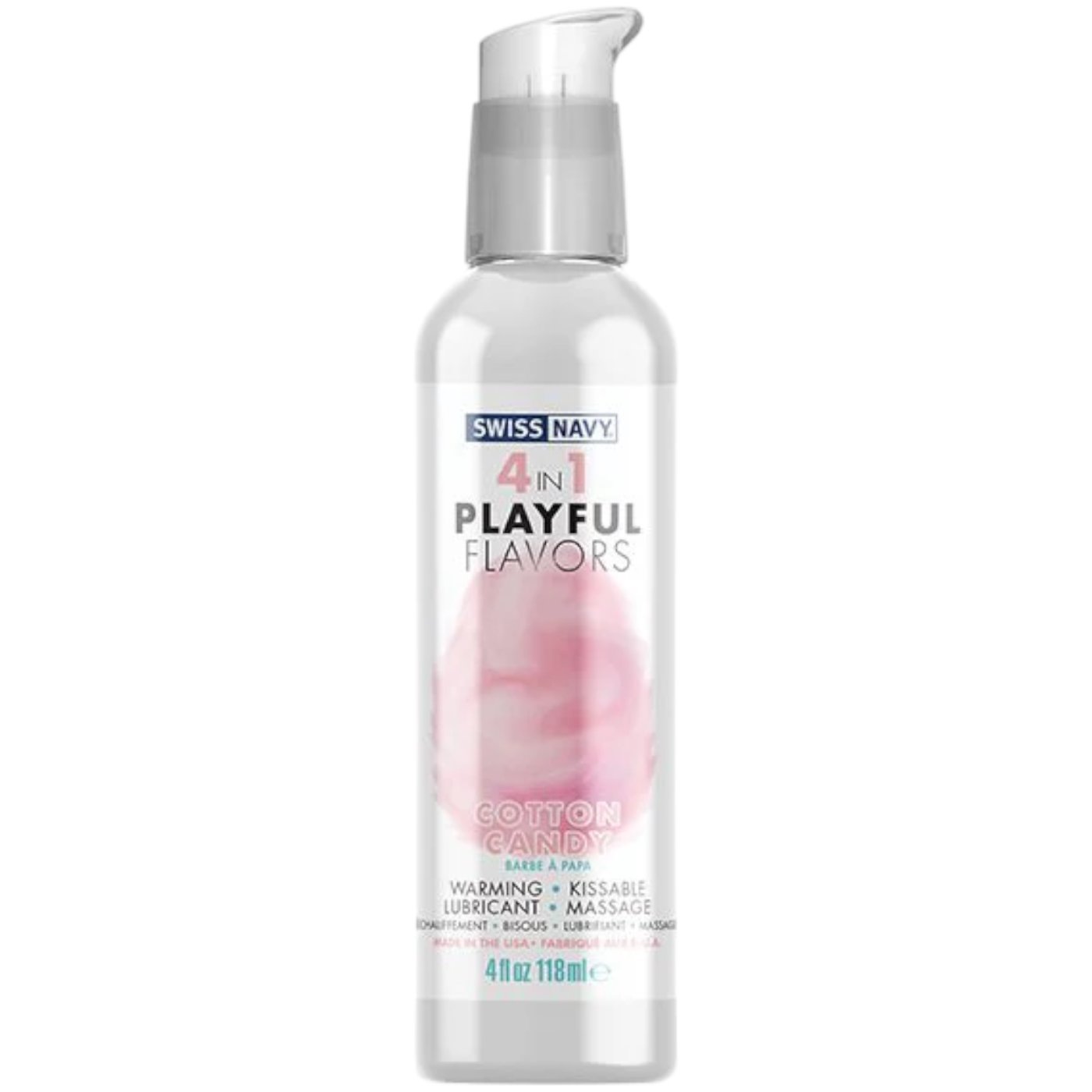 Swiss Navy 4in1 Cotton Candy Flavoured Lubricant 118ml