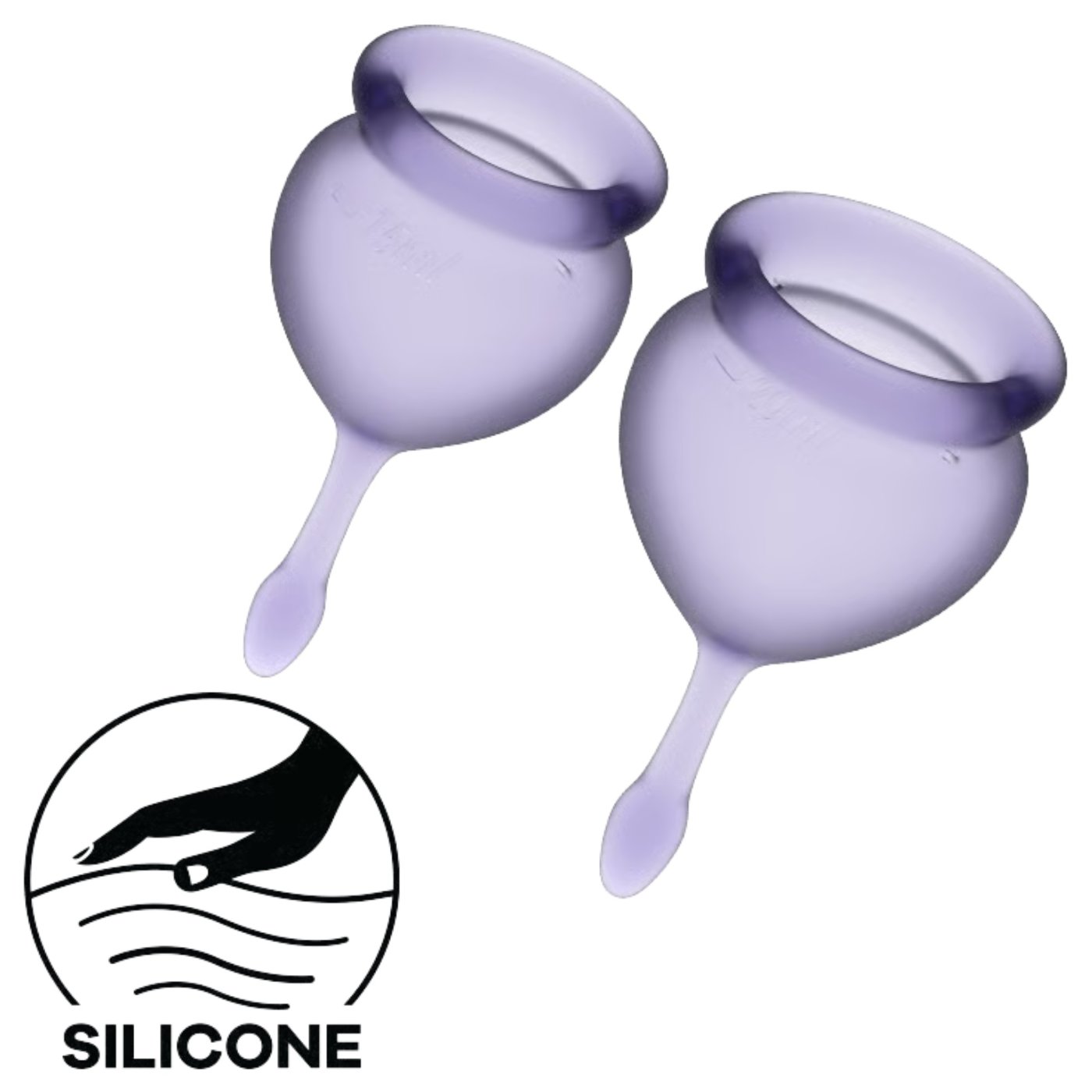 Satisfyer Feel Good Menstrual Cup Violet (2 Piece)