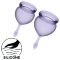 Satisfyer Feel Good Menstrual Cup Violet (2 Piece)