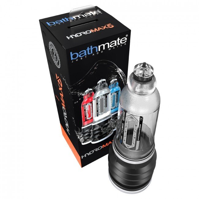 Bathmate Hydromax5 Penis Pump Clear 3-5 Inches