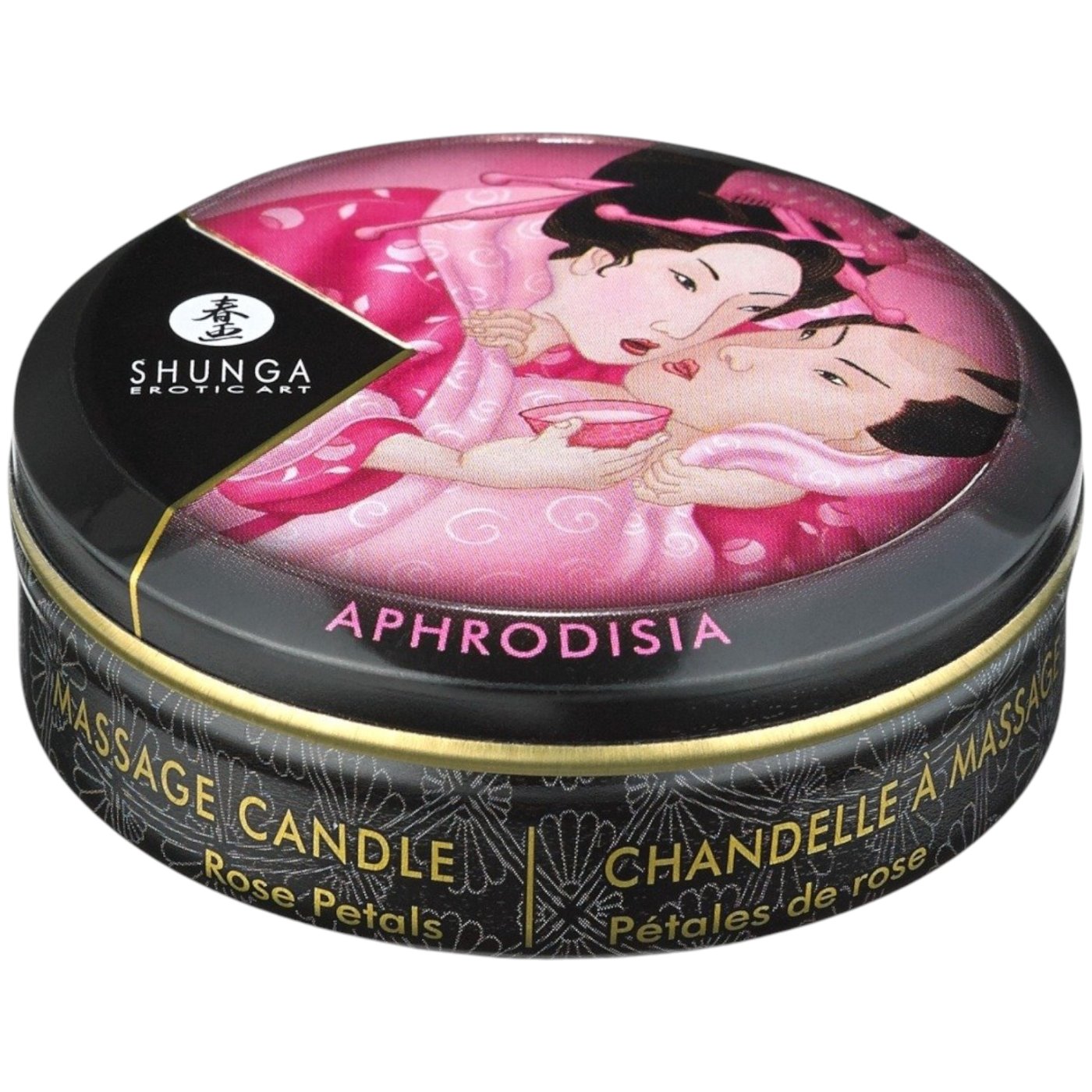 Shunga Mini Massage Candle Rose Petal 30ml