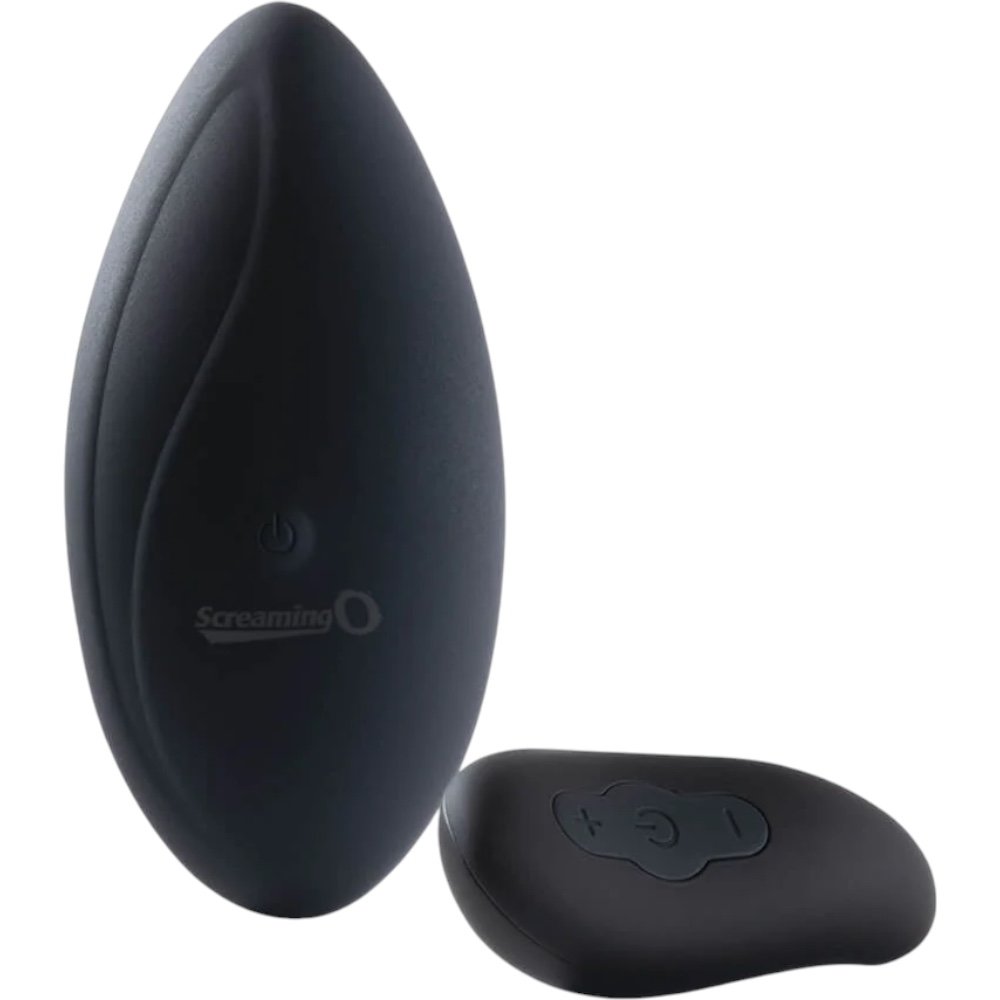 Screaming O Premium Ergonomic Remote Panty Set Black