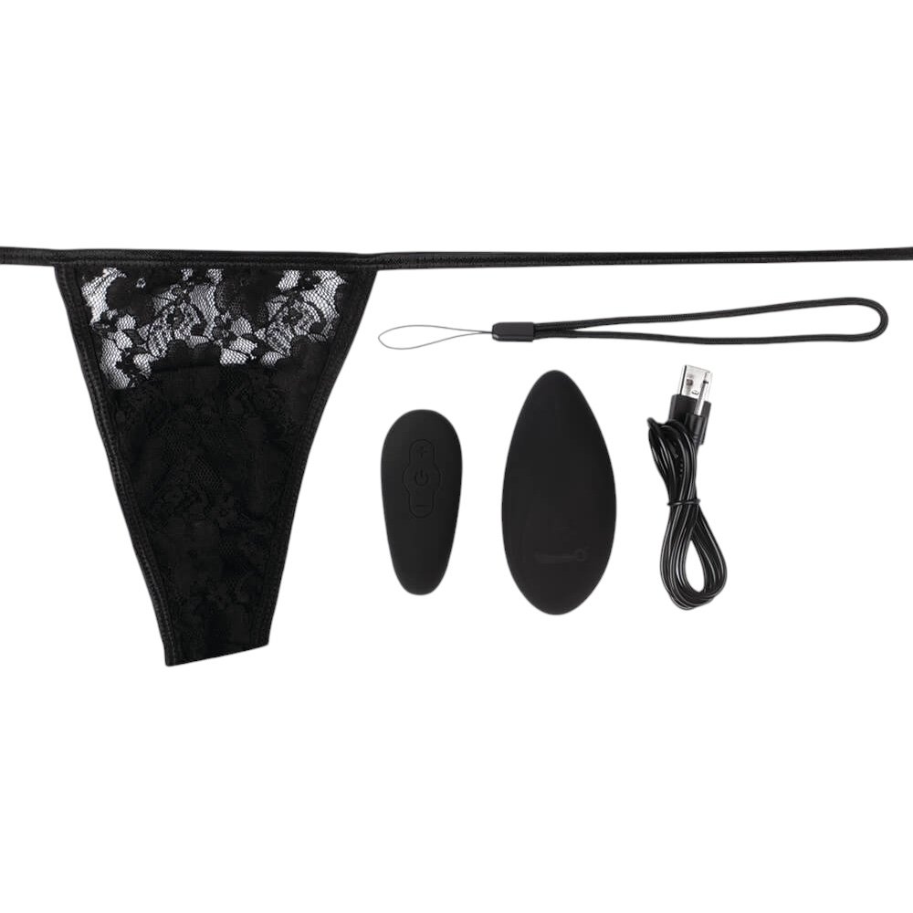 Screaming O Premium Ergonomic Remote Panty Set Black