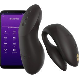 We-Vibe Chorus Pro Remote & App-Controlled Couples Vibrator Satin Black
