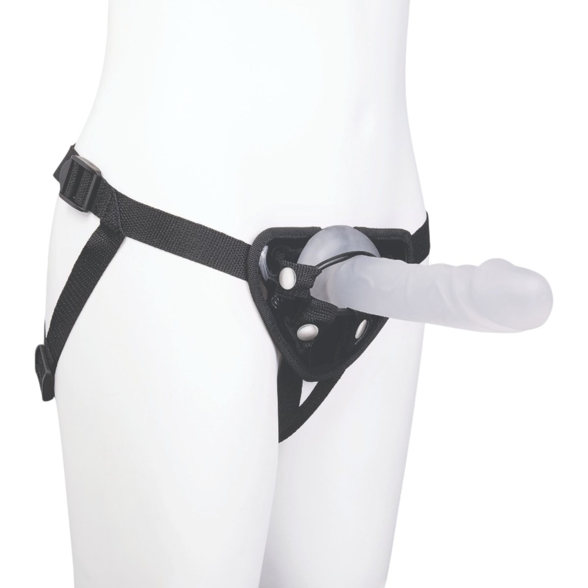 Me You Us Frosted Strap-On Harness Kit with 6 Inch Jelly Dildo