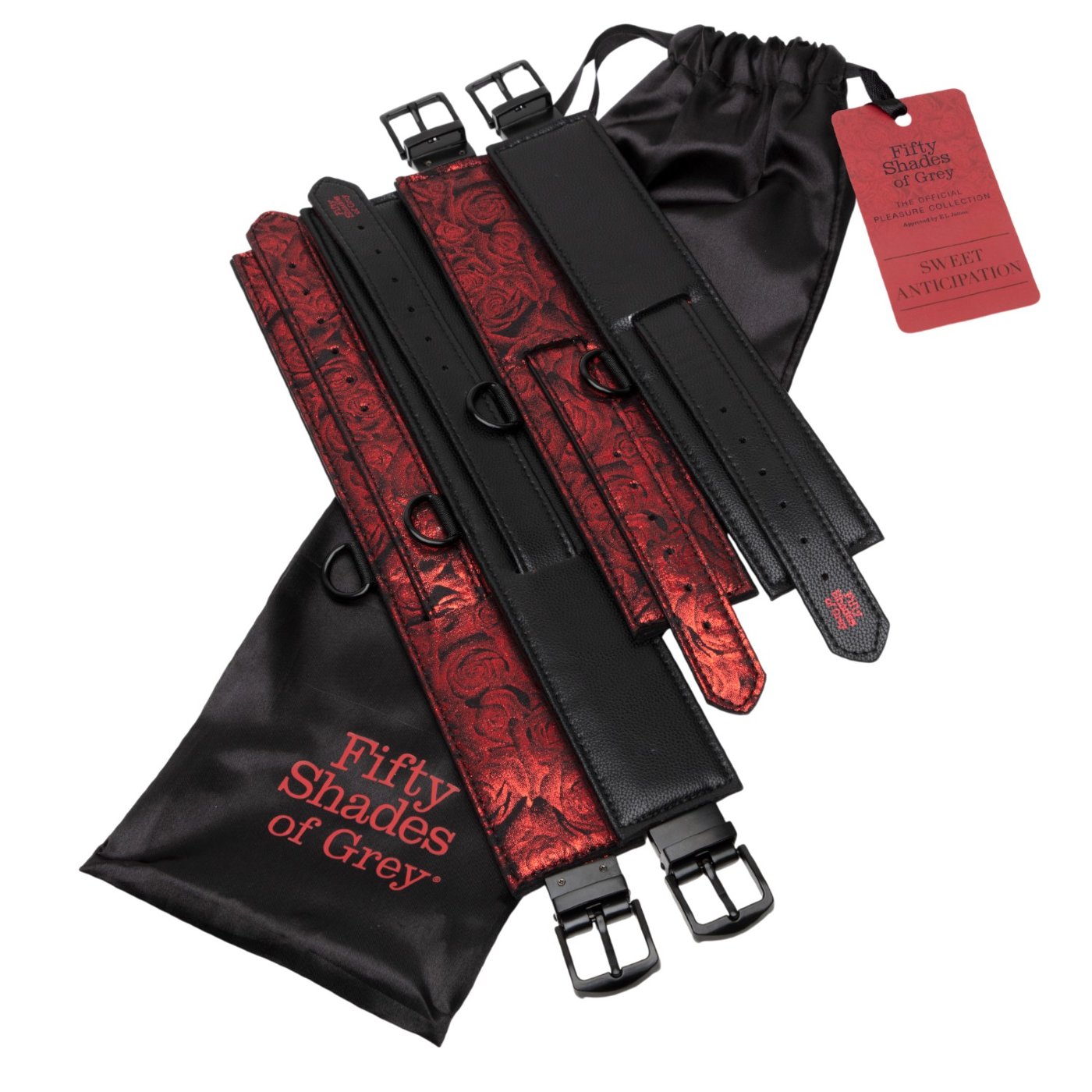 Fifty Shades of Grey Sweet Anticipation Under Mattress Bed Restraint Set