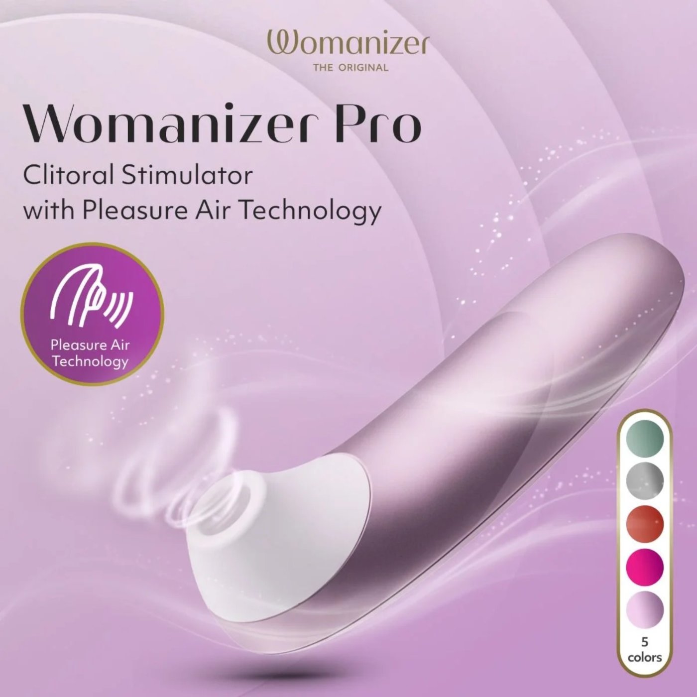 Womanizer Pro Rechargeable Clitoral Suction Stimulator