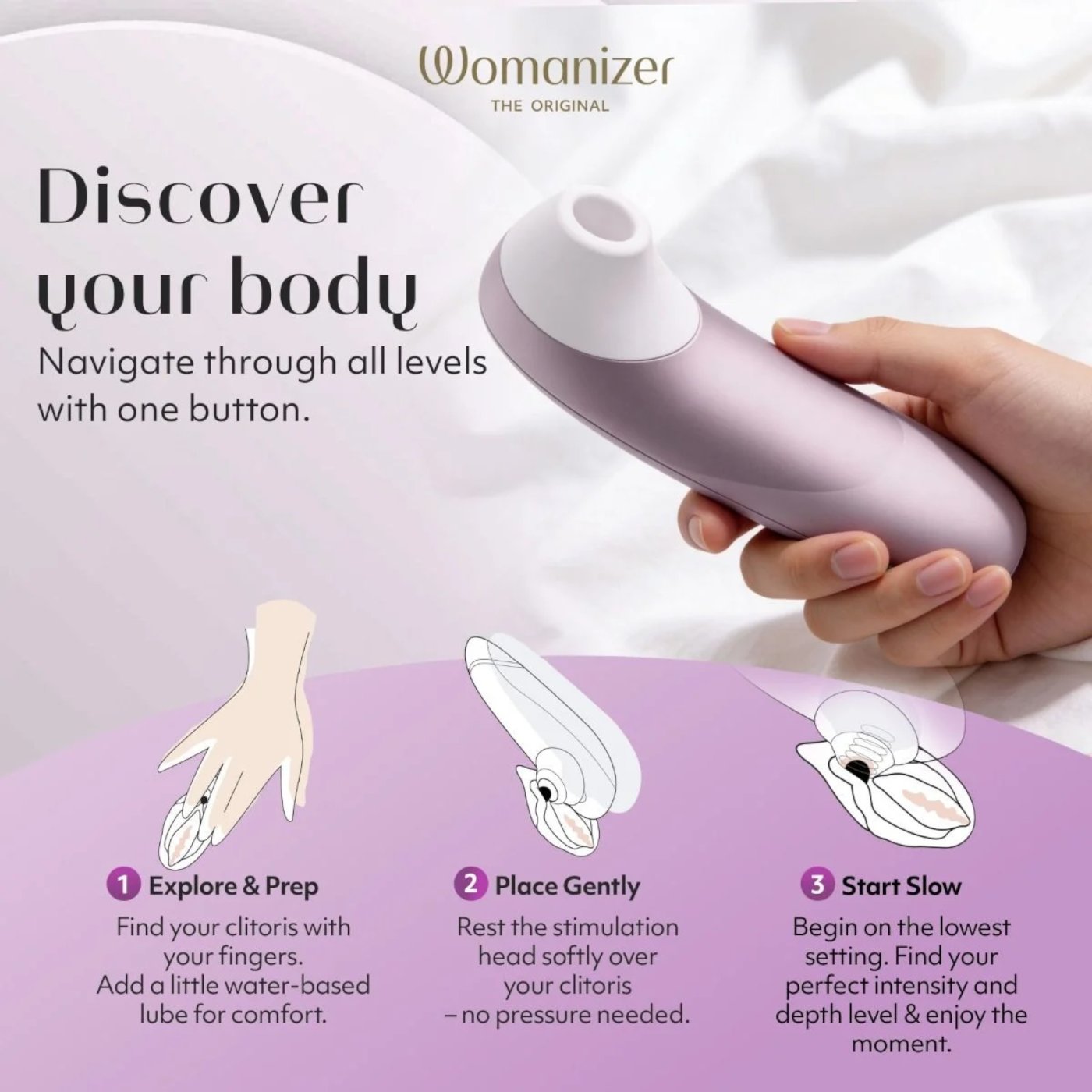 Womanizer Pro Rechargeable Clitoral Suction Stimulator