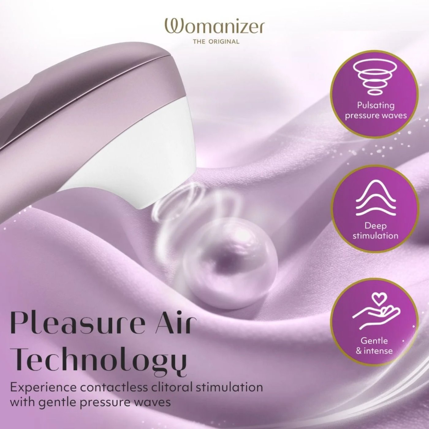 Womanizer Pro Rechargeable Clitoral Suction Stimulator